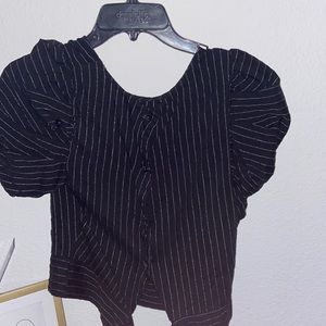 Black stripped blouse